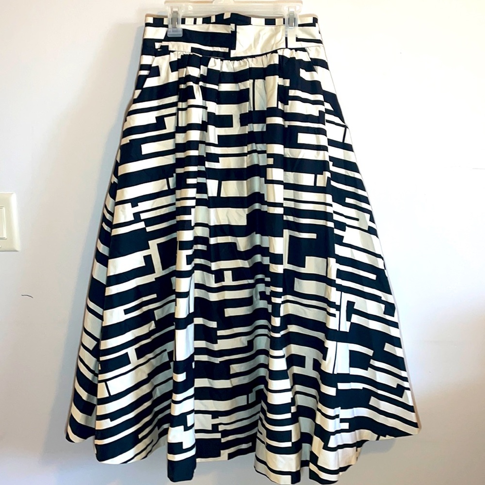 NY & Co 7th ave design studio high waist flare skirt size 0
